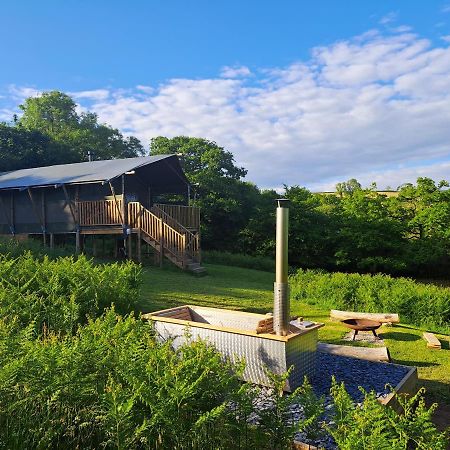 Brackenhill Glamping - Safari Tent With Hot Tub - Sleeps 6 Ivybridge Exterior photo
